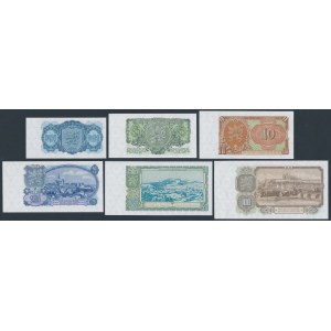 Czechoslovakia, 3 - 100 Korun 1953 (6pcs)