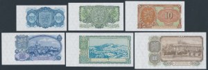Československo, 3 - 100 korun 1953 (6ks)