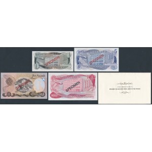 Ireland, 1 - 100 Pounds ND - SPECIMEN 001797 - with certificate & envelope (4pcs)