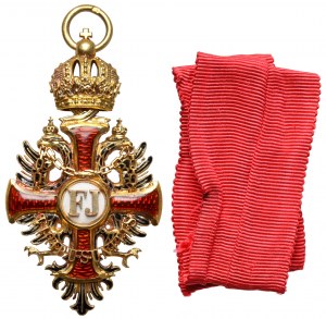Rakousko, Rytířský kříž (kavalír) Řádu Františka Josefa - ve ZLATĚ