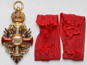 Rakúsko, Rytiersky kríž (kavalier) Rádu Františka Jozefa - v ZLATOM