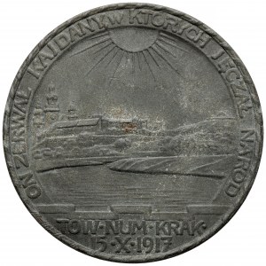 Medal, Tadeusz Kościuszko 1917 - on zerwał kajdany...