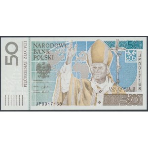50 zł 2006 Jan Paweł II - z folderem z dedykacją Jurka Owsiaka
