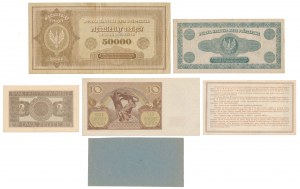 Inflationsset, Besetzung Banknoten + Anleihe + Lebensmittelkarte (6 St.)