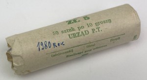 Roll, 10 pennies 1977 (60pcs)