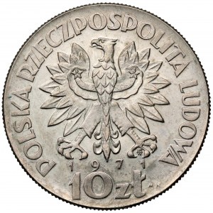 Próba CuNi 10 złotych 1971 FAO Fiat Panis