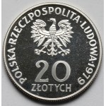 Próba SREBRO 20 złotych 1979 Rok Dziecka