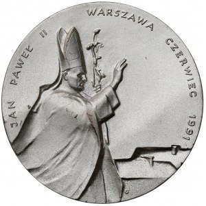 Medal SREBRO Jan Paweł II 1991