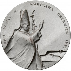 Medaglia d'argento Giovanni Paolo II 1991