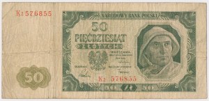 50 złotych 1948 - K2 - rzadkie