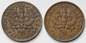 1 penny 1923-1925 - set (2 pezzi)