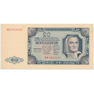 20 złotych 1948 - BM