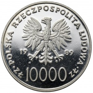 10.000 złotych 1989 Jan Paweł II - pastorał