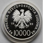 10.000 złotych 1989 Jan Paweł II - pastorał