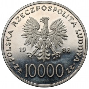 Próba NIKIEL 10.000 złotych 1988 Jan Paweł II - X lat pontyfikatu