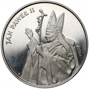 NIKIEL 10.000 zlatá vzorka 1987 Ján Pavol II - s krížom