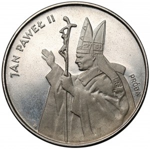 NIKIEL 5,000 gold sample 1987 John Paul II - with cross