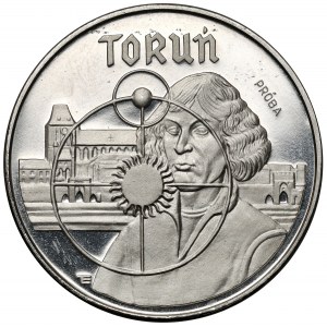 Próba NIKIEL 5.000 złotych 1989 Toruń - Mikołaj Kopernik