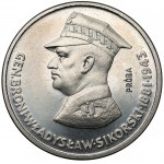 Próba NIKIEL 100 złotych 1981 gen. broni Władysław Sikorski - profil