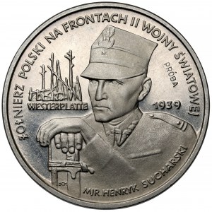 Próba NIKIEL 5.000 złotych 1989 Sucharski / Westerplatte