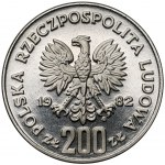 Próba NIKIEL 200 złotych 1982 XII MŚ w piłce nożnej - Hiszpania