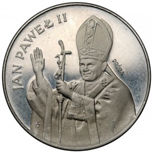 NIKIEL 10.000 zlatý vzorek 1987 Jan Pavel II - s křížem