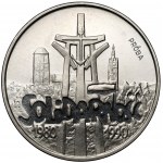 Próba NIKIEL 100.000 złotych 1990 Solidarność