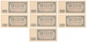 2 gold 1948 - BR and BS (7pcs)