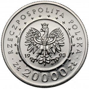 Próba NIKIEL 20.000 złotych 1993 Zamek w Łańcucie
