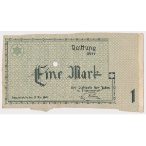 Getto 1 marka 1940 - MAKULATURA bez serii i numeru