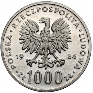 Próba NIKIEL 1.000 złotych 1984 Łabędź