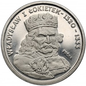 Próba NIKIEL 200 złotych 1986 Władysław I Łokietek