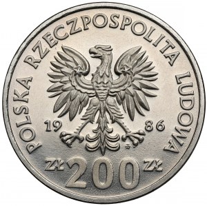 Sample NIKIEL 200 gold 1986 Władysław I Łokietek