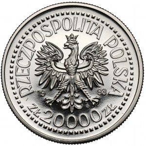 Sample NIKIEL 20,000 gold 1993 Casimir IV Jagiellonian.