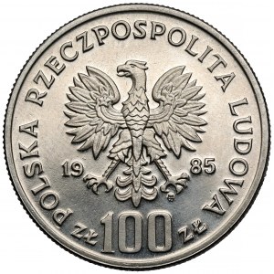 Próba NIKIEL 100 złotych 1985 Przemysław II