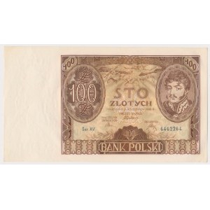 100 złotych 1934 +X+ w znaku wodnym