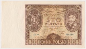 100 złotych 1934 +X+ w znaku wodnym
