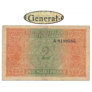 2 mkp 1916 Generał - A - niski numer dla tej odmiany 818...