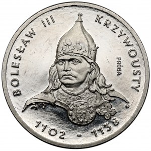Próba NIKIEL 200 złotych 1982 Bolesław III Krzywousty - popiersie
