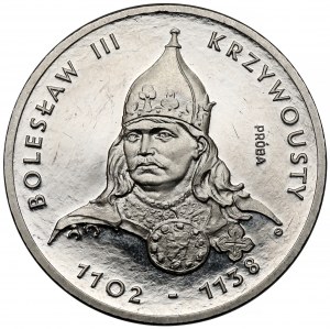 NIKIEL 200 zlatých vzorek 1982 Boleslav III Krzywousty - busta