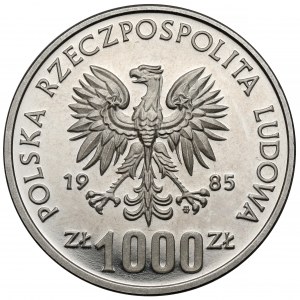 Próba NIKIEL 1.000 złotych 1985 Przemysław II