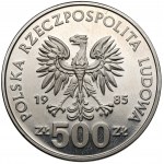 Próba NIKIEL 500 złotych 1985 Przemysław II