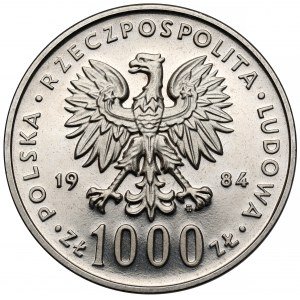 Próba NIKIEL 1.000 złotych 1984 Wincenty Witos