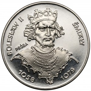 Próba NIKIEL 200 złotych 1981 Bolesław II Śmiały - popiersie