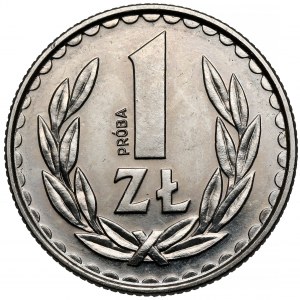 Próba NIKIEL 1 złoty 1986