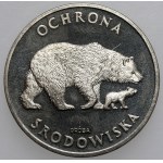 Próba NIKIEL 100 złotych 1983 Niedźwiedzie