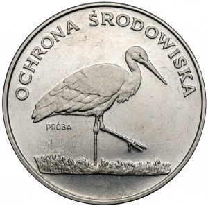 Próba NIKIEL 100 złotych 1982 Bocian