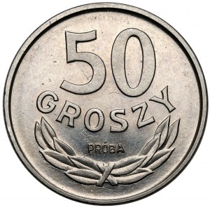 Próba NIKIEL 50 groszy 1986