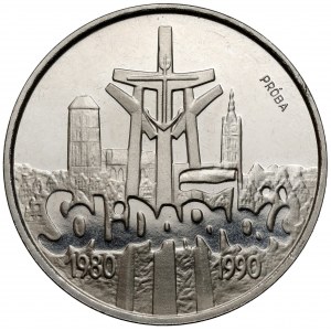 Próba NIKIEL 200.000 złotych 1990 Solidarność