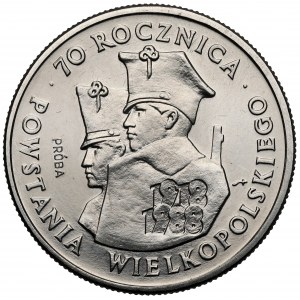 Próba NIKIEL 100 złotych 1988 Powstanie Wielkopolskie